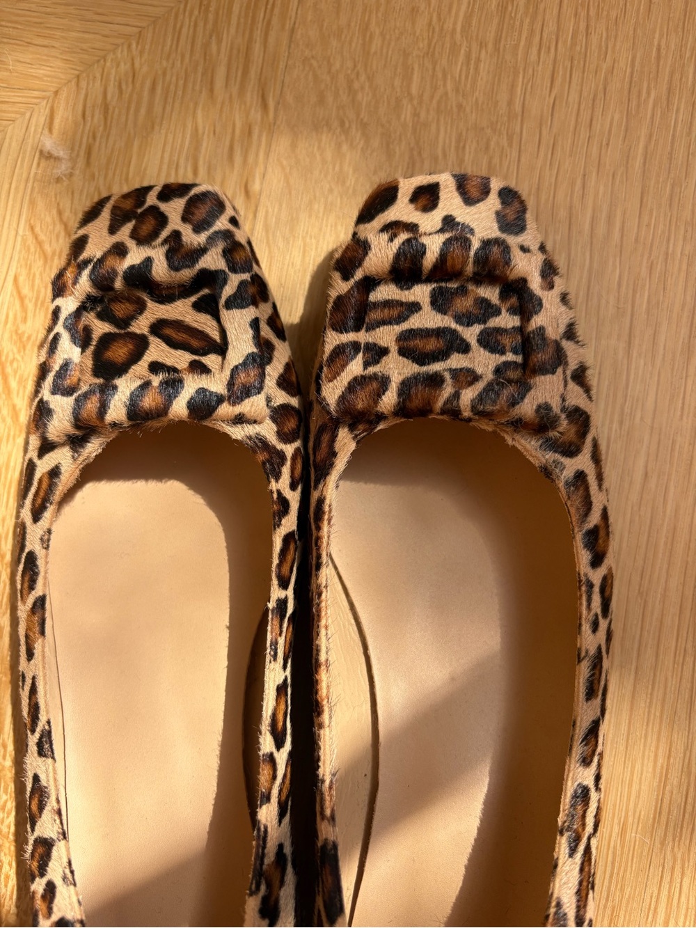 ANN MASHBURN Leopard-Print Heels in Brown and Black - Picture 5 of 5